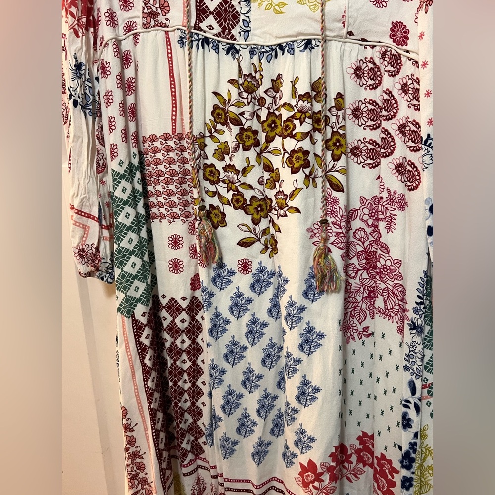 Anthropologie Westerly Patchwork Midi Daniel Rain… - image 4